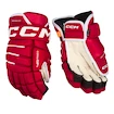 Hokejové rukavice CCM Tacks 4 ROLL PRO 3 Red Senior