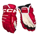 Hokejové rukavice CCM Tacks 4 ROLL PRO 3 Red Senior