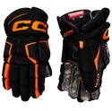 Hokejové rukavice CCM Tacks AS-V black/orange Senior