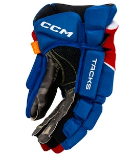 Hokejové rukavice CCM Tacks AS-V royal/red/white Senior