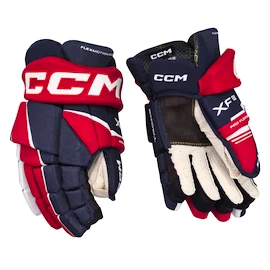 Hokejové rukavice CCM Tacks XF 80 Navy/Red/White Senior