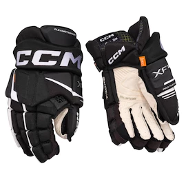 Hokejové rukavice CCM Tacks XF Black/White Junior