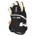 Hokejové rukavice CCM Tacks XF PRO Black/White Žiak (youth)