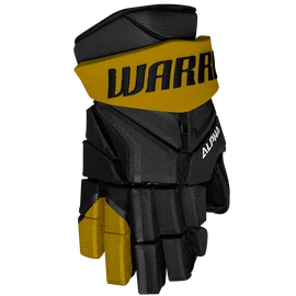 Hokejové rukavice Warrior Alpha LX2 Max Black/Gold Junior