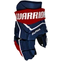 Hokejové rukavice Warrior Alpha LX2 Max Navy/Red Senior