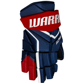 Hokejové rukavice Warrior Alpha LX2 Max Navy/Red Senior