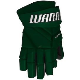 Hokejové rukavice Warrior Alpha LX3 Team Green Senior