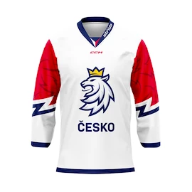Hokejový dres CCM Fan ČR Lev White
