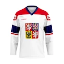 Hokejový dres CCM  Fan ČR Znak White Univerzálny