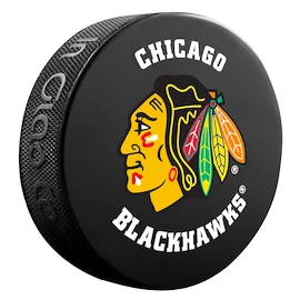 Hokejový puk Inglasco Inc. Logo Blister Chicago Blackhawks