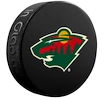Hokejový puk Inglasco Inc.  Logo Blister Minnesota Wild