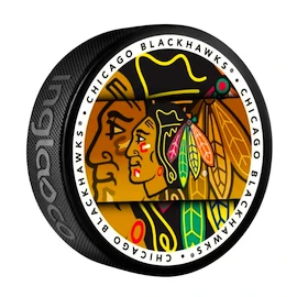 Hokejový puk Inglasco Inc. Medallion Blister Chicago Blackhawks