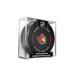 Hokejový puk Inglasco Inc. Official Game Puck Ottawa Senators