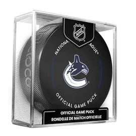 Hokejový puk Inglasco Inc. Official Game Puck Vancouver Canucks