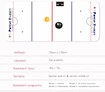 Hokejový set Potent Hockey  Super Power Shooting Pad