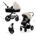 Kočík Kinderkraft Moov 2 3in1 Moonlight Grey