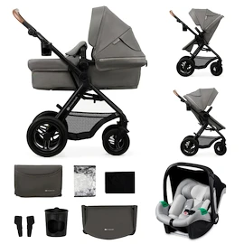 Kočík Kinderkraft Moov 2 Air 3In1 Light Grey