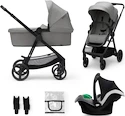 Kočík Kinderkraft Newly 3In1 Moonlight Grey + Mink Pro