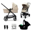 Kočík Kinderkraft Newly 3In1 Sand Beige + Mink Pro