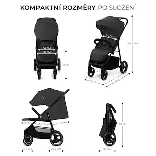 Kočík Kinderkraft Trig 3  Granite Grey