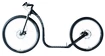 Kolobežka KICKBIKE  CROSS 29er černá
