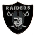 Kovový odznak NFL Oakland Raiders