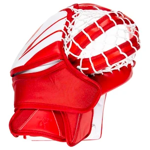 Lapačka Bauer Supreme MVPRO White/Red Senior na ľavú ruku (normálny)