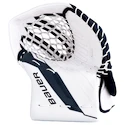 Lapačka Bauer Supreme Shadow White/Navy Senior na ľavú ruku (normálny)
