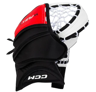 Lapačka CCM YTflex 3 white/white/red/black Žiak (youth) na pravú ruku (obrátený gard)