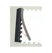 Lišta na ukončenie syntetického ľadu WinnWell  HOCKEY TILE EDGING REBOUNDING FOAM 17.5" x 1" GREY