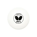 Loptičky Butterfly  Training Ball 40+ White (120 ks)