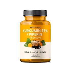 MOVit Kurkumin Extrakt 95 % + Piperin 60 caps