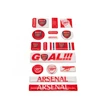 Nálepky Arsenal FC 3D Bubble Sticker Set