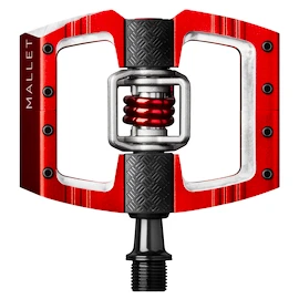 Nášľapné pedále MTB Crankbrothers Mallet DH Race Red