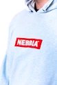 Nebbia Red Label mikina s kapucňou 149 svetlo modrá