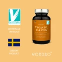 Nordbo  Vegan D3, C & Zinek 90 kapslí