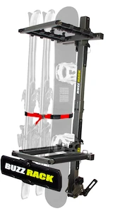 Nosič lyží na ťažné zariadenie BuzzRack  Ski Rack with light