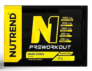 Nutrend  N1 Pre-Workout 17 g ružový grep