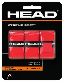 Omotávka na rakety vrchná Head Xtreme Soft Red (3 ks)