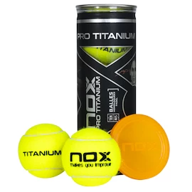 Padelové loptičky NOX Pro Titanium Balls 3 Pack
