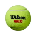 Padelové loptičky Wilson  Padel X3 Ball Yellow