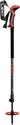 Palice Leki  Haute Route 2 Dark anthracite - Dark red - Black 110-150