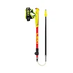 Palice na trailový beh Leki  Ultratrail FX Junior, naturalcarbon-bright red-neonyellow, 95 - 110 cm