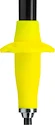 Palice na trailový beh Leki  Ultratrail FX Junior, naturalcarbon-bright red-neonyellow, 95 - 110 cm