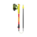 Palice na trailový beh Leki  Ultratrail FX Junior, naturalcarbon-bright red-neonyellow, 95 - 110 cm