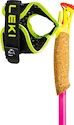 Palice na trailový beh Leki  Ultratrail FX.One Superlite, neonpink-neonyellow-naturalcarbon
