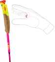 Palice na trailový beh Leki  Ultratrail FX.One Superlite, neonpink-neonyellow-naturalcarbon