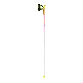 Palice na trailový beh Leki Ultratrail FX.One Superlite, neonpink-neonyellow-naturalcarbon