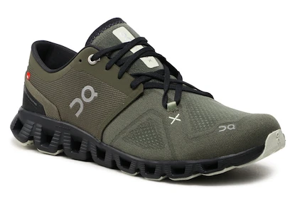 Pánska bežecká obuv On  Cloud X Running Cloud X 3 Olive/Reseda