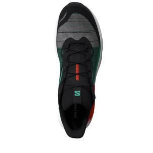 Pánska bežecká obuv Salomon  Black/Electric Green/Cherry Tomato  UK 9